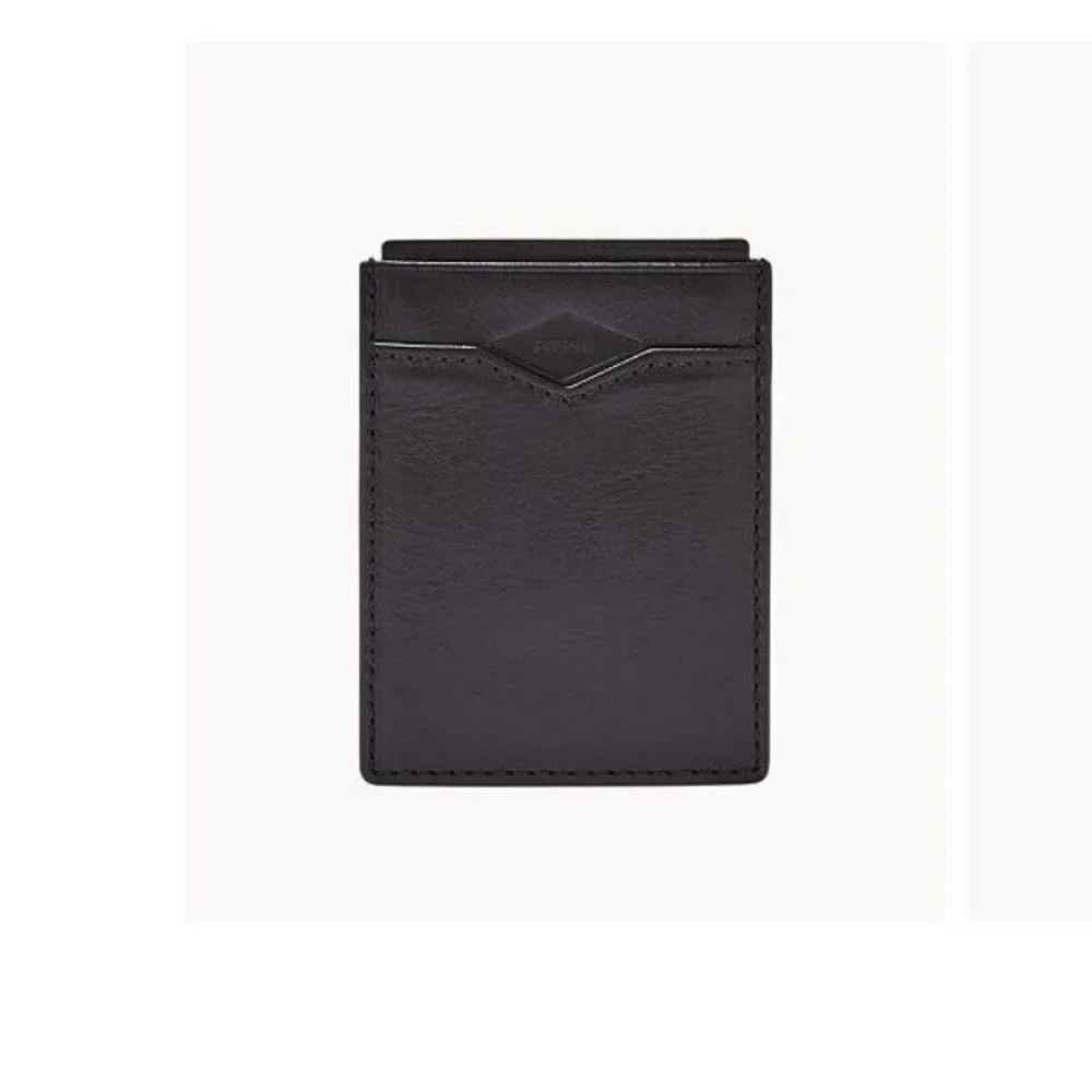 Fossil Mykel Leather Magnetic Card Case